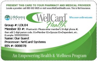WellCard RX Drug Discount Card